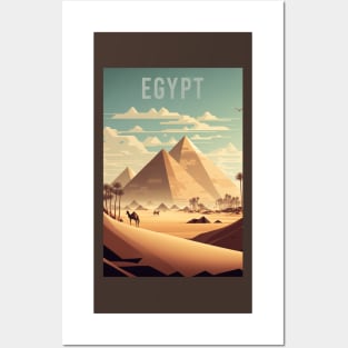 The Vector Pyramids of Giza Posters and Art